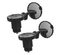 Mipcase Rétroviseurs de Convexes Miroirs de Guidon Angle pour Sécurité Cyclisme Installation sans Outil Vision Arrière pour de Route