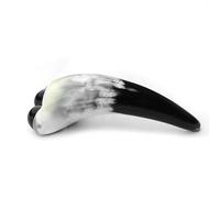 Mipcase Roue de Massage en Corne de Bœuf Naturelle Outil de Grattage Portable Multifonction pour Massage du Dos Cou et Pieds Forme Ergonomique Texture Unique Bien-Détente