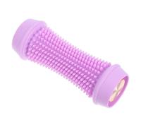 Mipcase Rouleau de Massage pour Pieds Violet Multifonctionnel, Masseur Manuel de Voûte Plantaire Portable, Outil de Réflexologie Plantaire Léger pour Yoga et Entraînement Abdominal,