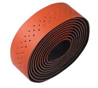 Mipcase Ruban de Guidon Vélo PU Antichoc Marron Bande Percée Antidérapante Résistante pour Vélo Route et Vtt Absorption Vibrations et Installation Facile Inclus Bouchons et Ruban de