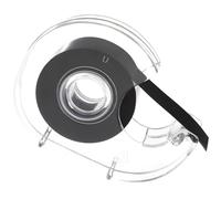 Mipcase Ruban Magnétique Rouleau de Bande Magnétique Adhésif Flexible Noir et en Plastique Dévidoir Facile à Couper Artistiques pour Tableaux Blancs