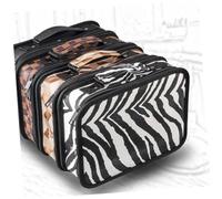 Mipcase Sac De Rangement Coiffure Professionnel Léger Et Portable Pour Outils De Barbier Et Maquillage Trousse Multifonction De Voyage Pour Coiffeurs Et Artistes Beauté