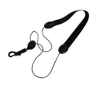Mipcase Sangle de Cou Réglable en Nylon Noir pour Saxophone et Clarinette, Résistante à L'usure, Confortable pour Musiciens Débutants et Professionnels