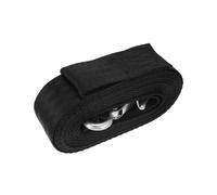 Mipcase Sangle de Treuil Polyester Noir Résistance Élevée Crochet Sécurisé Bande de Remorque Manuelle pour Sécurité Urgence