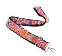 Mipcase Sangle Réglable Pour Guitare Et Banjo Brodée à Motifs Floraux Compatible Avec Ukulélé Et Instruments De Musique Remplacement Pratique