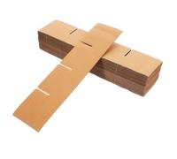 Mipcase Séparateur de Boîte en Papier Marron Multi-compartiments Lisse et Pratique pour Emballage de Verrerie et Expédition, Pack de 24 Pièces pour Cartons de Déménagement