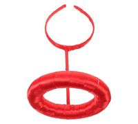 Mipcase Serrage-tête Halo Rouge Cupidon en Tissu Doux pour Femmes - Accessoire Costume Saint-valentin et Cosplay Ange - Bandeau Léger pour Fête, Halloween et Enterrement de Vie de Jeune