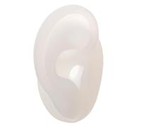 Mipcase Silicone Ear Model Réaliste Étui de Pratique pour Perçage Oreilles Support Exposition pour Boucles et Études Anatomiques