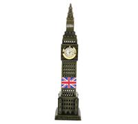 Mipcase Statue Tour De Horloge Big De Londres Vintage Modèle De Construction Sculpture De Collection Souvenir De Angleterre Décoration De Maison Bureau