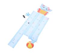 Mipcase Sticker Mural Toise Garçon Fille Décor Chambre Garçon Fille Autocollant Mesure Hauteur Motif Animaux Colorés pour Chambre Garçon Fille et Maternelle