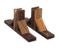 Mipcase Support De Palissade Triangulaire en Bois Diviseur De Pièce Pieds De Support De Porte pour Animaux De Compagnie pour Chiens Debout Panneau De Clôture De Pelouse Support De Support