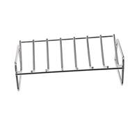 Mipcase Support de Ribs Acier Inoxydable pour Barbecue Portable Accessoire pour Camping Activités Plein Air