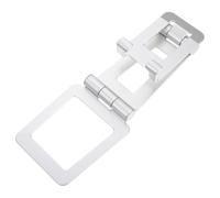 Mipcase Support de Téléphone Réglable Pliable en Alliage D'aluminium | Base Antidérapante, Utilisation sans Mains, Angle Multiple, pour Table à Maison, Couleur Argenté
