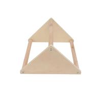 Mipcase Support en Bois pour Oiseaux De Compagnie - Étagère pour Poussins pour Perroquets Support À Texture Naturelle Facile À Utiliser Et À Construire