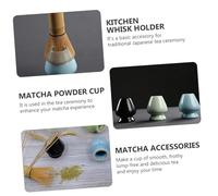 Mipcase Support Matcha Céramique Porte Respectueux de Lenvironnement Séchage et Maintien Forme pour Accessoires de Thé