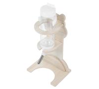 Mipcase Support pour Gourde Hamster avec Base Stable Antidéversement Distributeur Eau pour Petits Animaux comme Hamsters et Compatible avec Plusieurs Modèles Design Élégant et Gain de