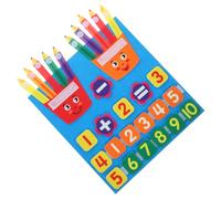 Mipcase Tableau Mathématique Feutre pour Garçon Fille Jeu Éducatif Addition et Soustraction Numérique Pédagogique pour Tout-Petits Aide à Apprentissage pour Garçons et Filles