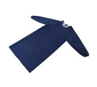 Mipcase Tablier Imperméable Anti-huile à Manches Longues, Salopette de Travail en Tissu Résistant Bleu Foncé, pour Hommes et Femmes, Protection Polyvalente pour Ménage et Atelier,