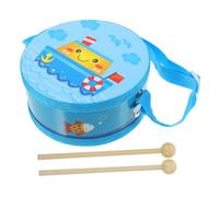 Mipcase Tambour à Main pour Garçon Fille avec Baguette Instrument de Percussion Bois et Plastique Musical pour Fête et Spectacle Set Complet pour Apprentissage des Percussions