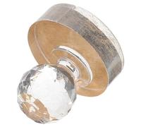 Mipcase Tampon Presseur pour Fard à Paupières Rond Acrylique Outil Compact et Portable pour Palette de Maquillage Sceau de Pressage pour Ombre Paupières Blush et Highlighter