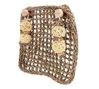 Mipcase Tapis en Bois Naturel pour Pattes de Petits Animaux - Coussinets pour Chinchilla, Lapin, Écureuil - Planche à Griffer Légère et Solide pour Soin des Ongles en Cage