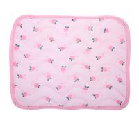 Mipcase Tapis Rafraîchissant pour Chien et Chat en Soie Glacée et Coton, Coussin Pliable Motifs Fruités Adorables, Antidérapant et Confortable Maison