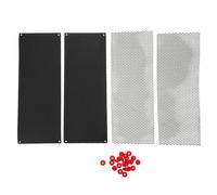 Mipcase Tapis Silencieux pour Roue d'exercice Hamster Bande Abrasive Accessoire Ponçage Griffes Compatible Multiples Modèles Noir 1 Pièce Soin Automatique Griffes et Bruit pour