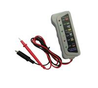 Mipcase Testeur de Batterie 12v pour Véhicule Design Intelligent et Fonctionnement Facile en Plastique et Métal, Analyseur de Système de Charge Automobile Pratique