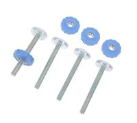 Mipcase Tiges Filetées M10 X 80 MM pour Kit de Barrière d'Escalier sans Perçage Vis de Rechange Bleues Lot de 4 Pièces Accessoires de Fixation Stables pour Barrières Bébé et Animaux de