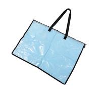 Mipcase Transparent Large Poster Bag with Zipper and Ergonomic Handle for Artwork Storage Portable Folder Organizer for Posters Drawings and Documents