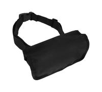 Mipcase Trieur de pièces sac banane avec ceinture réglable en tissu Oxford, étanche, compartiments multiples, pour caissiers dans les marchés, noir