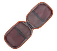 Mipcase Trousse de Portable Petit Format Orange Paquet Médical Imperméable avec Poignée Pochette de Rangement pour Remède d'Urgence pour Voyage et Activités en Plein Air