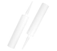 Mipcase Tubes de Calfeutrage Remplissables 2 Pièces pour Usage Professionnel en Réparation et Étanchéité Silicone