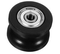 Mipcase U Groove Pulley Roller with Pom Bearing for Sliding Doors Windows Drawers Heavy Duty U Type Groove Wheel Guide for Smooth Track Operation