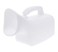 Mipcase Urinoir Domestique Réutilisable pour Femmes 1000ml en Plastique Blanc Grosse Capacité Brosse de Nettoyage pour Patientes Alitées et Voyages