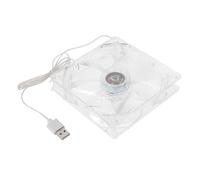 Mipcase Ventilateur Mini USB pour Cage Hamster Ventilation Transparente Silencieuse Refroidisseur Air Portable pour Petits Animaux Été Protection la Chaleur Circulation Air Améliorée