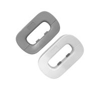 Mipcase Verrou de Sécurité pour Placard et Réfrigérateur Double Bouton Anti-pincement Blanc et Gris Adapté Aux Garçon Fille et Meubles