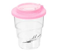 Mipcase Visionneuse D'insectes Pot De Loupe Fournitures D'insectes Bac à Insectes Accessoires Insectes Accessoire Insecte Fourniture D'insectes Rose Plastique
