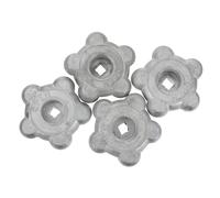 Mipcase Volants à Main pour Vannes D'angle 4 Pièces Poignée de Vanne Décorative en Alliage Solide Trou 8x8 Mm Connecteur Industriel Adaptée aux Systèmes de Tuyauterie