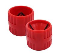 MIPIACE 2 Pièce 2 en 1 Ebavureur Cuivre Ébavureur pour Tubes Tubing Outils a Ebavurer Universel Outil D'ébavurage de Tuyaux pour 5-38 mm Lntérieur-Extérieur Tuyaux en Cuivre Aluminium Laiton PVC