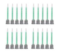 MIPIACE 20 Pieces Buses de Mélange Statiques pour Colle 2K,Buse de Mélange de Colle en Résine Époxy Buse de Mélange Statique 1:1pour Colle Plastique Colle Bi-composant Pistolet à Colle 2K
