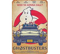MIPIADOLIM Plaque en métal rétro vintage - Affiche du film Ghostbusters pour bar, homme, grotte, café, bureau, maison, décoration murale, cadeau 30,5 x 20,3 cm