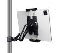 Mippko Support de tablette pour microphone, support de musique, support iPad, réglage à 360°, bras en alliage d'aluminium, super pince de crabe, compatible avec iPad/Nexus/LG G/Smartphones de 4,7 à