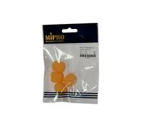Mipro 4CP0009 - Sachet de 4 bonnettes anti-vent - Coloris beige - Compatible MU 53 HNS - Réduit bruit de souffle