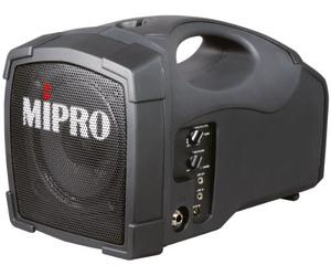 Mipro MA 101C Noir Enceinte Amplifiée sur Batterie avec Micro à Fil XLR 1 Channel PA System