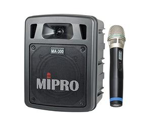 Mipro MA-300 Système de sonorisation mobile 823-832 MHz + microphone émetteur manuel ACT32H