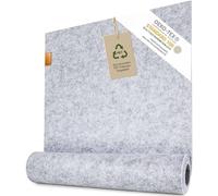 MIQIO® Chemin de Table Design en Feutre | Chemin de Table d'hiver | Tapis de Feutre 0ekotex (Gris Clair, 100 x 30 cm)