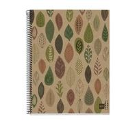 MiquelRius 2870 - supplémentaire 4 anneaux recyclé ecojohas m (dIN a4, 210 x 297 mm, 120 feuilles, 80 g/m², carreaux)