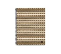 MiquelRius 2871 - supplémentaire 4 anneaux recyclé ecoazteca m (dIN a4, 210 x 297 mm, 120 feuilles, 80 g/m², carreaux)