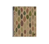 Miquelrius Cahier Nb-4 A5 4 anneaux 120 feuilles ligné recyclé 80 g/m²